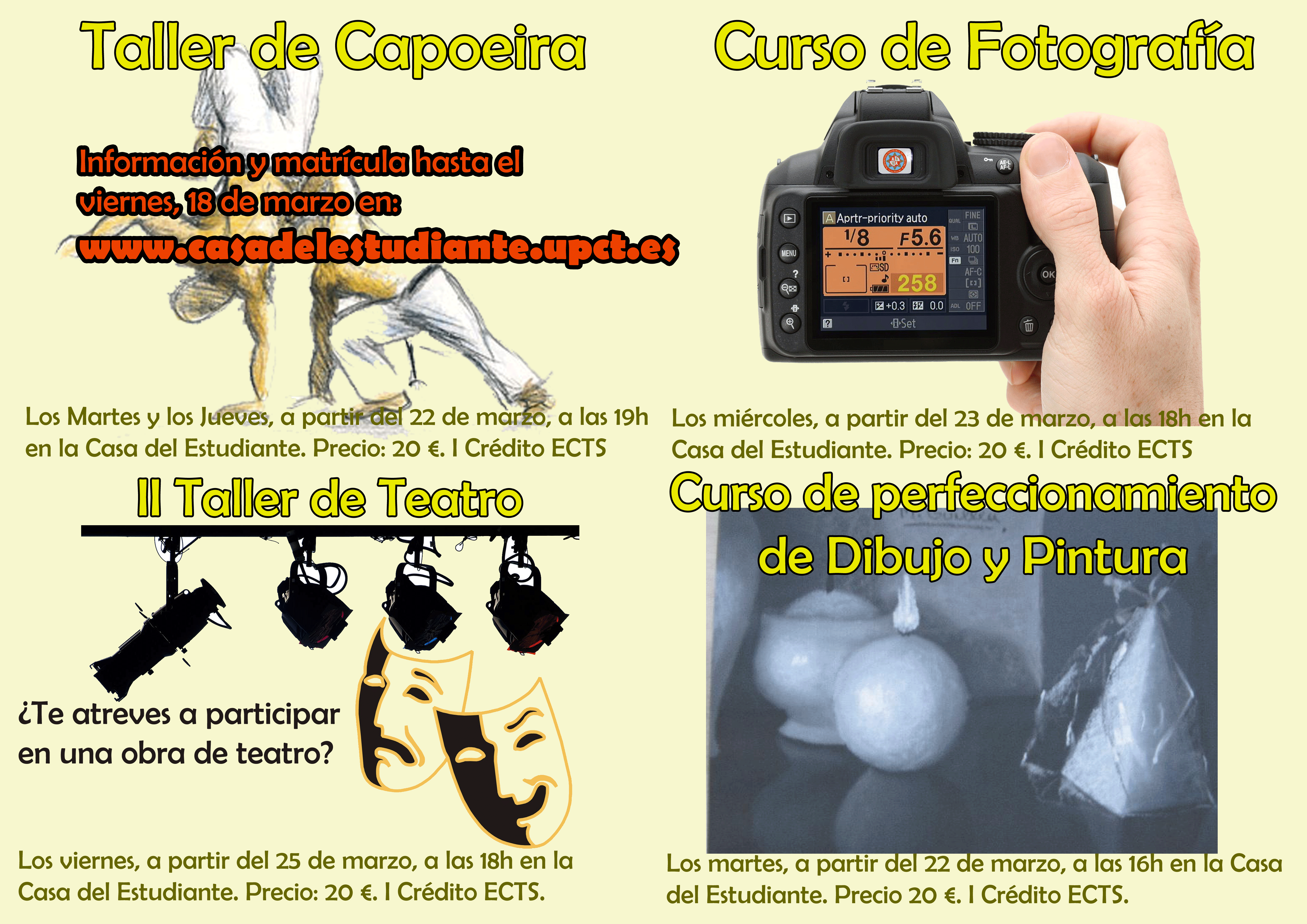 Cursos de la Casa del Estudiante Cursos